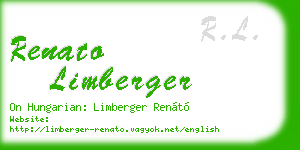renato limberger business card